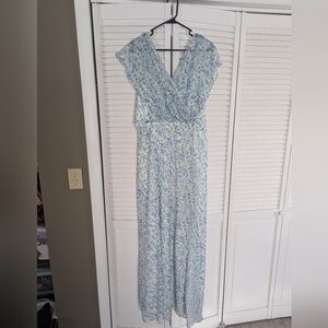NWT Birdy Grey blue cream ditsy floral dress